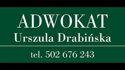 Kancelaria Adwokacka Adwokat Urszula Drabińska - Chojnowska Mediator